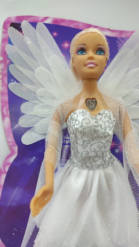 Muñeca Lucy Ángel Con Alas Y Luz 1