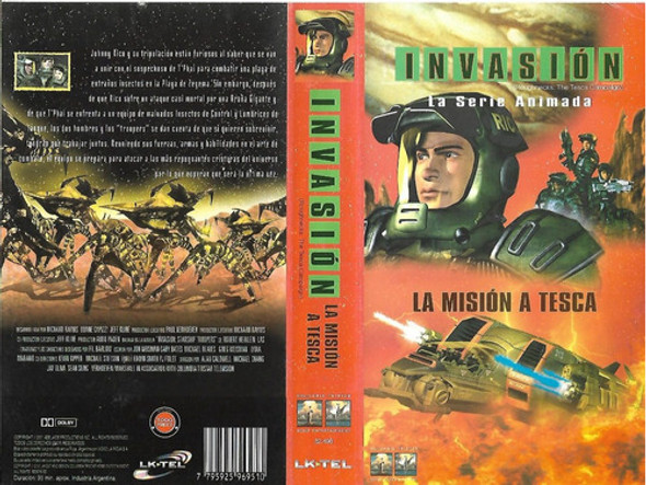 Invasion La Serie Animada La Mision A Tesca Vhs Original 0