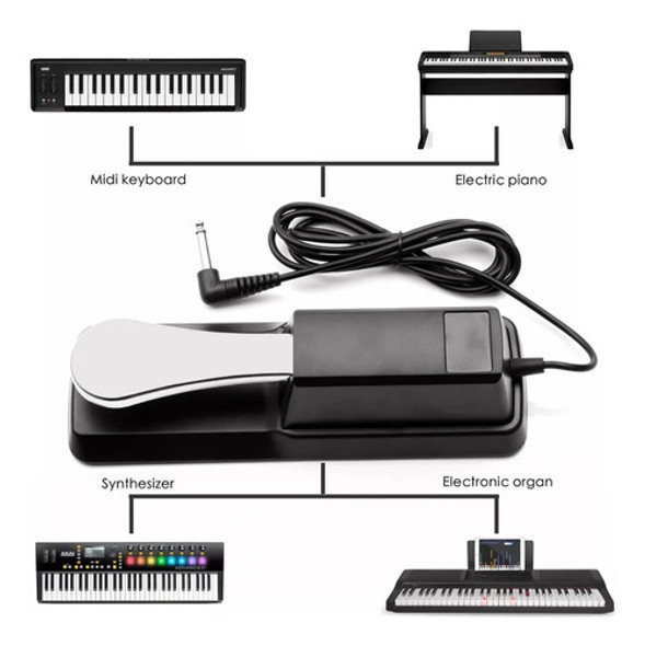 .. Pedal De Sustentação De Teclado De Piano Eletrônico 1