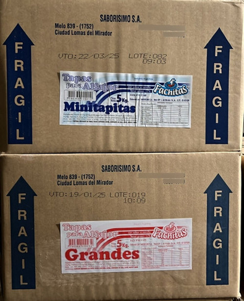 Tapas Alfajores Fachitas X 5 Kilos 0