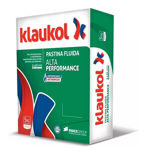Pastina Klaukol Porcelanato Alta Performance 5 Kg Nacar 1