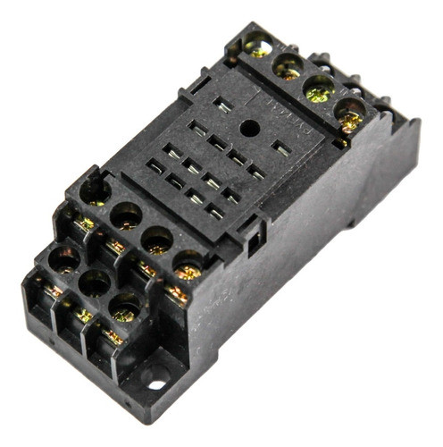 Zocalo Para Riel Din Rele Relay Pyf14a-e Universal 1° Htec 0