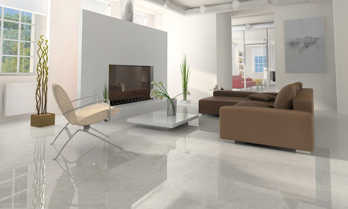 Porcelanato Crema Marfil-70 Polido - 70x70 Marmorizado 1