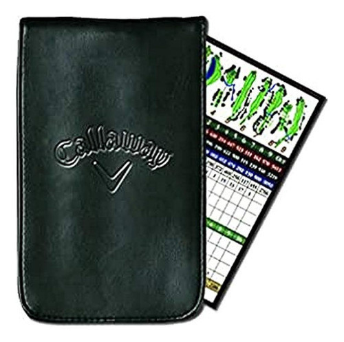 Titular De Cuadro De Puntuación De Cuero De Golf Callaway 0