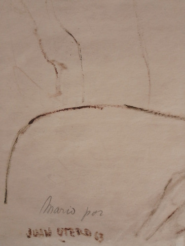 Juan Otero - Dibujo Sepia - Retrato De  Mario  - 1963 1