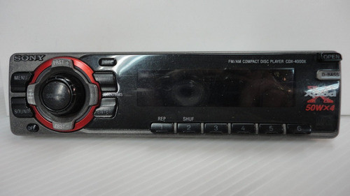 Frente Radio Coche Sony Xplod Cdx - 4000x. 0
