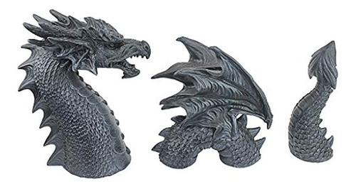 Diseño Toscano El Dragón De Falkenberg Castle Moat Lawn Gard 1