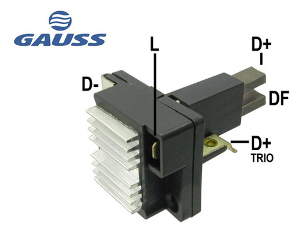 Regulador Alternador Bosch Volkswagen Brasilia C/portacarbon 0