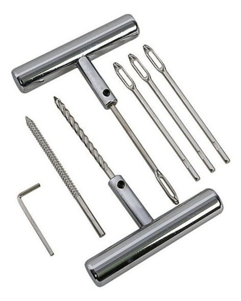 7pcs Kit De Reparo De Pneus Para Carro,motocicleta, Caminhão 0 7pcs Kit De Reparo De Pneus Para Carro,motocicleta, Caminhão 0
