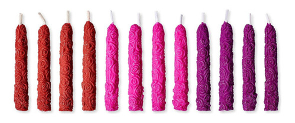 Papyrus Velas De Cumpleaos, Rosas (12 Unidades) 0