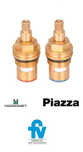 Vastago Cabezal Bronce C/ceramico Corto, Hidromet (fria) 1