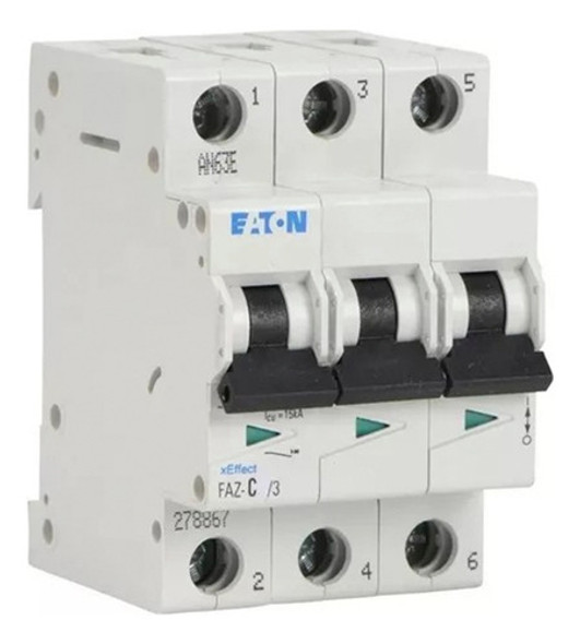 Interruptor Termica Tripolar 16a Eaton Electro Medina 0