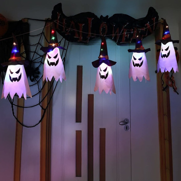 5 Halloween Led Glowing Wizard Hat Luzes Decorações De Festa 1