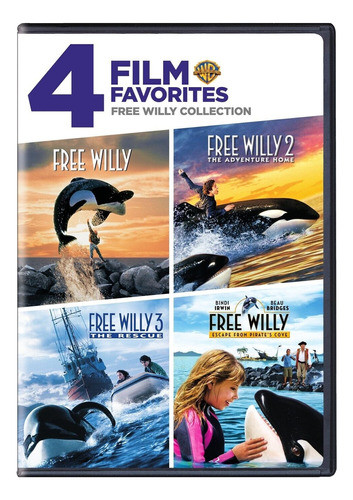 Dvd Free Willy 1-4 / Liberen A Willy / Incluye 4 Films 0