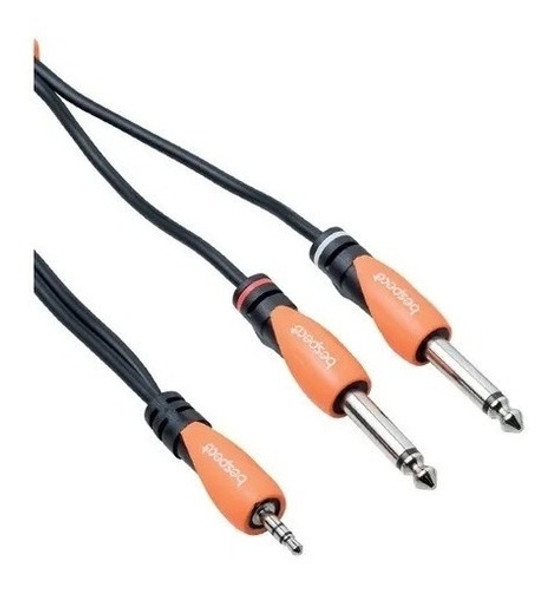 Cable Miniplug A 2 Plug Mono 1.8 Metros Bespeco Slymsj180 0