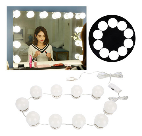 Lâmpadas Led Mirror Bulb Vanity Kit Lens Farol Kit 10 1