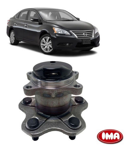 Cubo De Roda Traseiro C/rolamento Sentra Sl 2.0 16v 2015 0