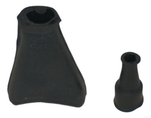 Siambretta 125 Gomas Cubre Salidas De Comandos Negras 1
