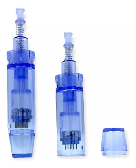 Kit 10 Agulhas Cartucho Caneta Derma Pen 12 Pontas 1