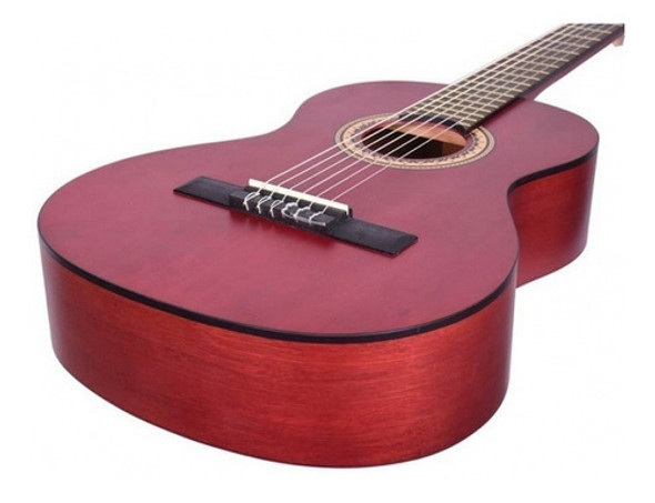 Guitarra Clásica Valencia Vc203 3/4 Transparent Wine Red 0