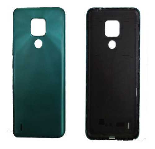 Repuesto Tapa Trasera Compatible Con Motorola E7 Azul 0