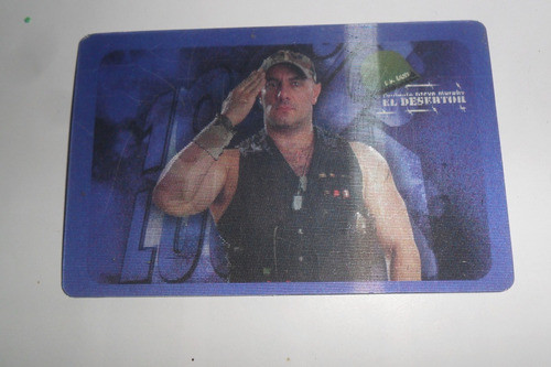 100 % Lucha Holograma El Desertor Naipe Naipes Carta 0