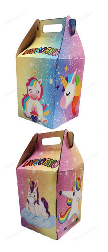 Cajitas Sorpresa De Cumpleaños Pack X 24 - Unicornio 1
