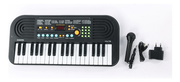 Teclado Órgano Musical Infantil Portátil 37 Teclas C/ Mic 0
