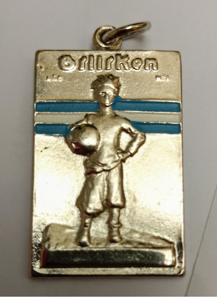 Antigua Medalla Billiken Campeonatos Escolares 1950 Plateada 0