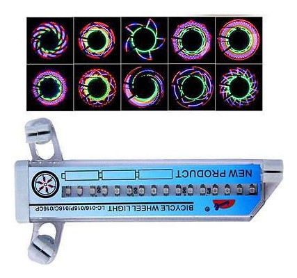 Bicicleta Flash 36 Led Motocicleta Coche Bicicleta Neumático 1