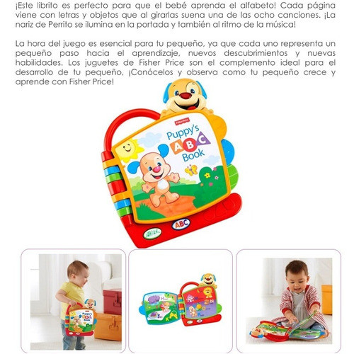 Libro Perrito Fisher Price Para Bebes De 1,2,3 Años. Nuevo 1