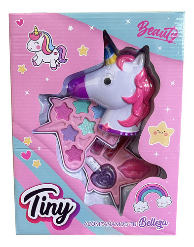 Juego Set De Maquillaje Unicornio Sobras Y Esmalte Tm1 3058 0