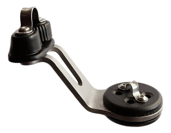Base Giratoria C/mordaza Nautica Velero Escota 360° Inox 1