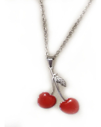 Collar Dije Coquette Aesthetic Kawaii Y2k 90s Cereza Cherr 0