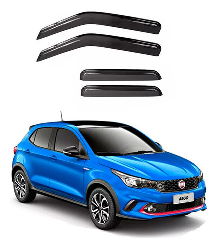 Goteros Fiat Argo 2018= 4 Puertas 0