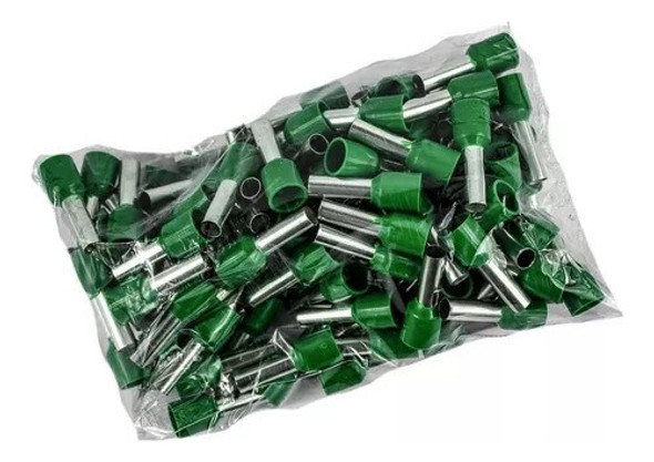 Tif Preaislado Punteras Hueca Ctn 6 Mm X 100uni. Verde  Lct 1