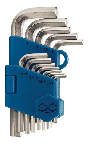 Llaves Allen 13 Pcs. Truper 1.3 - 10mm All-13m - Fc 1
