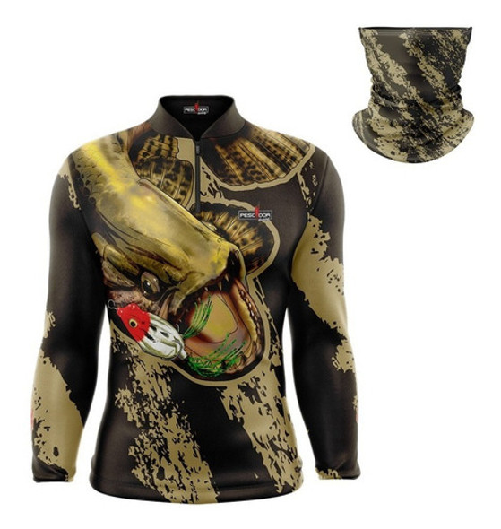 Camiseta Remera Pesca Protección Uv + Bandana    M1     T: P 0 Camiseta Remera Pesca Protección Uv + Bandana    M1     T: P 0