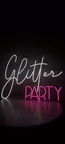 Cartel Glitter Party Neon Led 0