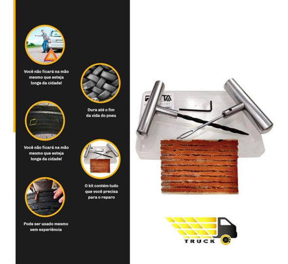 Quite Reparo Pneu Remendo Sem Câmara 6mm Automóveis Tripinha 1