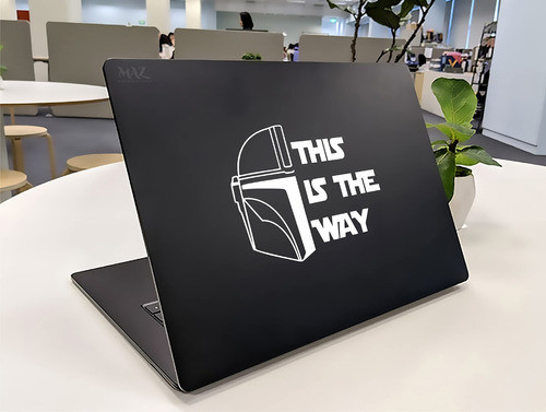Adhesivo De Vinilo Con Cita Para Casco De This Is The Way | 1