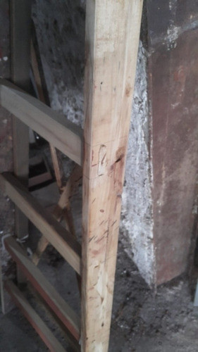 Escalera Madera 5 Escalones Alta 118cm 1