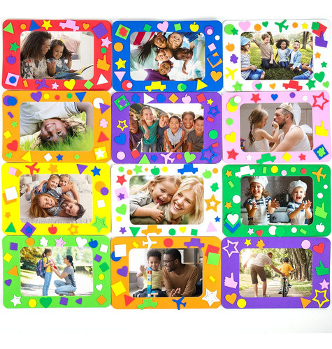 Kit De Marco De Fotos Diy Con 12 Marcos De 10x15 Cm Y Soport 0