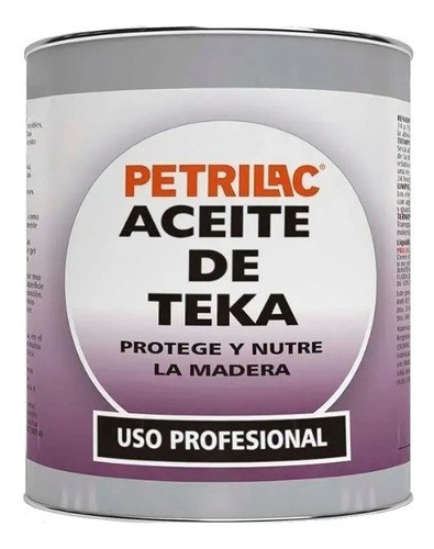 Aceite De Teka Para Madera Petrilac 1l - Davinci 0