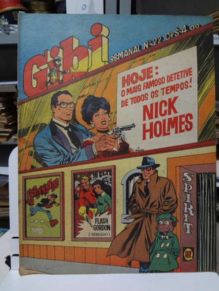Hqs Gibi Semanal Nº 22 Nick Holmes Spirit  E Outros 1975 0