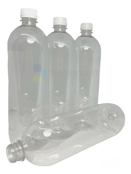 Botella Plástico Pet 1 Litro Tapa Rosca. Envase Blanda 1