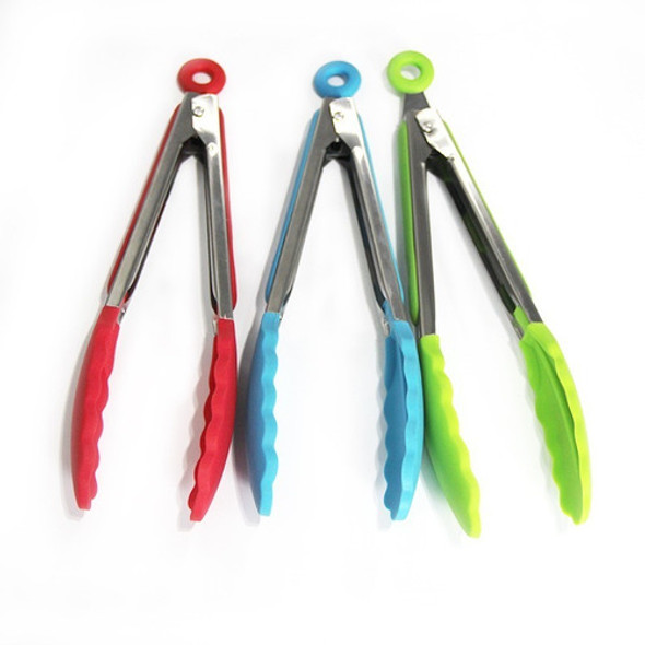 Pinza Silicona Multiuso Cocina Acero Reforzado 30cm Vintash 0