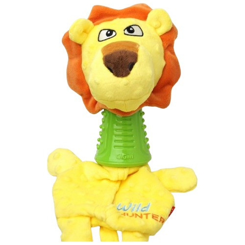 Juguete Para Perros Gigwi Wild Hunter León Rellenable 0