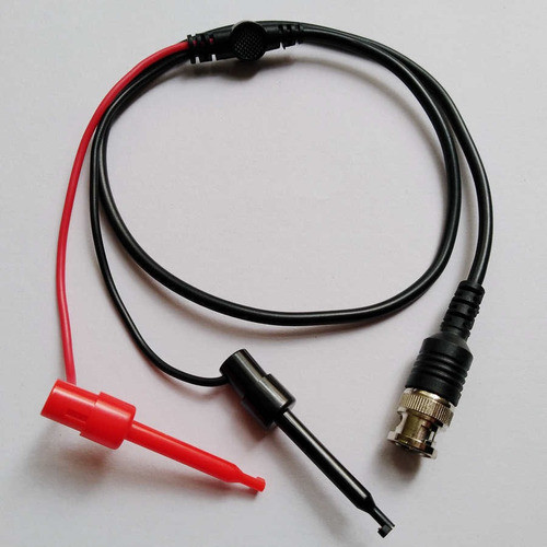 Bnc Macho Enchufe Q9 A M580 Dual Gancho Clip Cabeza La Punta 0