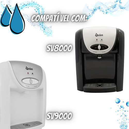 Kit 2 Refis Compatível Purificador Polar Sv 8000 E Sv 9000 1